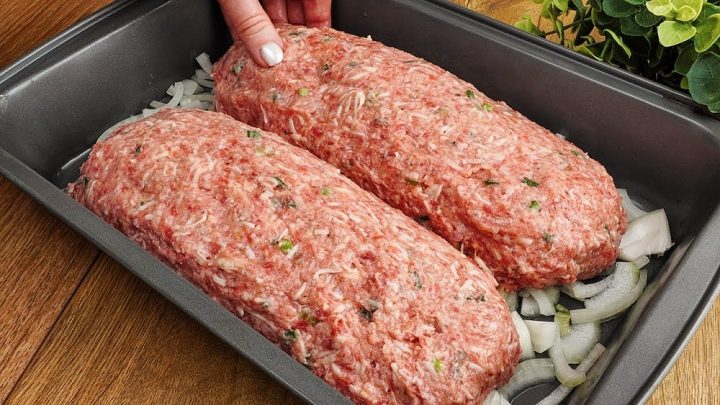 Holandská sekaná s bylinkovo-parmazánovými brambory – postup přípravy