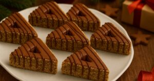 Slepované trojúhelníčky s mandlemi