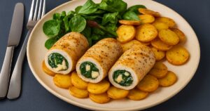 Kuřecí závitky se sýrem a petrželkou