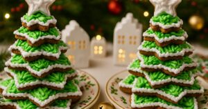 Vánoční perníkový strom s medem