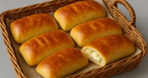 Turecké plněné pečivo s čedarem a sýrem feta