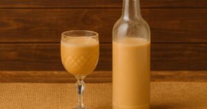 Domácí vaječný likér s vanilkou