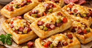 Zapékané chlebíčky z listového těsta