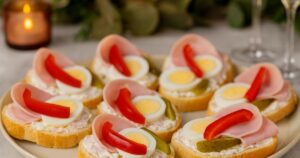 Poctivé šunkové chlebíčky s vejci