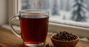 Hřebíčkový čaj pro podporu zdraví