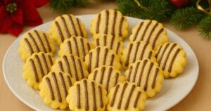 Křehké máslové kytičky s kokosem