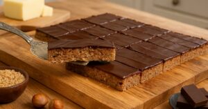 Vánoční ořechové řezy s čokoládou