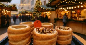 Trdelník se skořicí z kynutého těsta