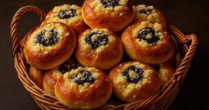 Kynuté koláče zvané Nebe v hubě