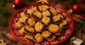 Polomáčená kolečka s mandlemi