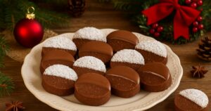 Nepečená polomáčená kolečka s kokosem