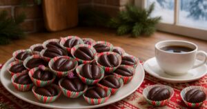 Pečená kávová zrna s čokoládou