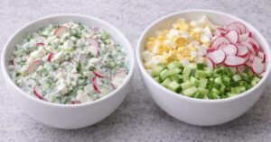 Rychlý ředkvičkový salát s vařenými vejci