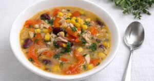 Tukožroutská kuřecí polévka se zeleninou