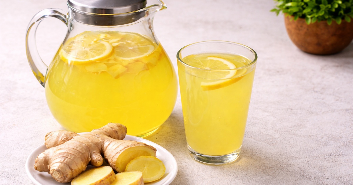 Zázvorový nápoj na hubnutí a posílení imunity