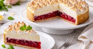 Dort s třešňovou náplní a tvarohem