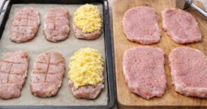 Kotletky zapečené se sýrem a vejci