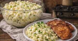 Bramborový salát podle Karla Gotta se zelenou paprikou