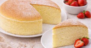 Nadýchaný japonský cheesecake