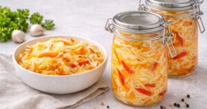 Nakládané zelí s paprikou a mrkví