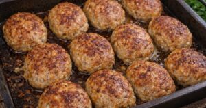 Pečené karbanátky z mletého masa s kefírem