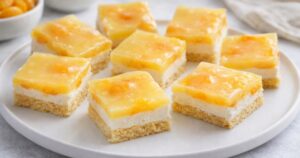 Žravé řezy s kompotovanými mandarinkami