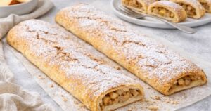 Rychlý jablečný závin s vanilkou