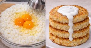 Sladké rýžové papany se smetanou