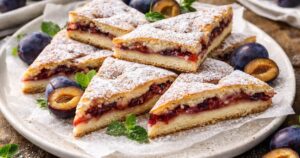 Švestková buchta z jogurtového těsta