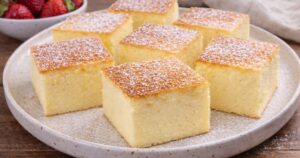 Tvarožník na plech s pudinkem