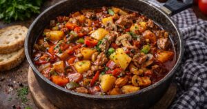 Vesnický kotlík se zeleninou a masem