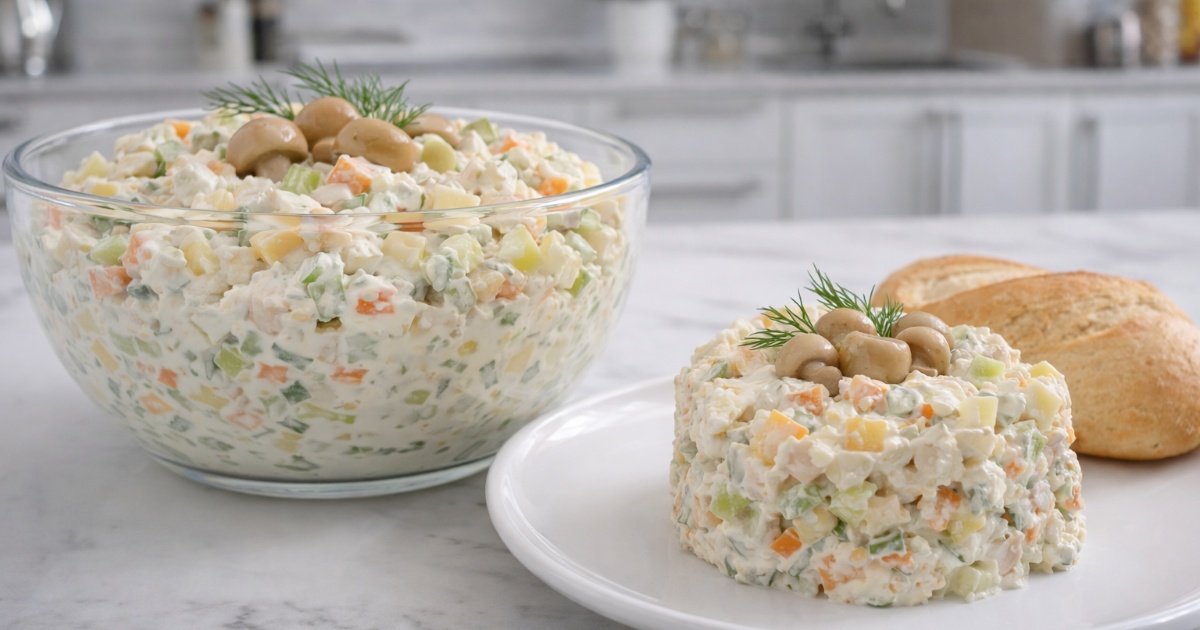 Rychlý ementálský salát s jogurtem