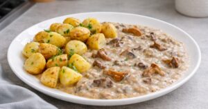 Smetanová omáčka z lesních hub